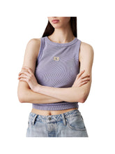 CALVIN2 2USCITA Calvin Klein Top Donna Persian Violet - Viola Persian Violet